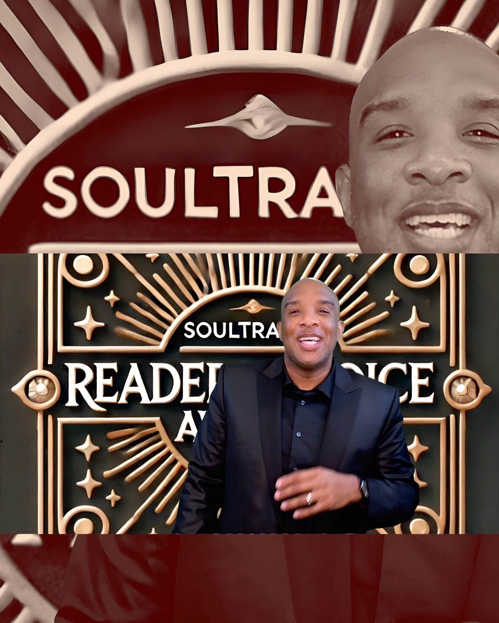 Will Preston celebrating his SoulTracks Readers’ Choice Awards Male Vocalist of the Year nomination