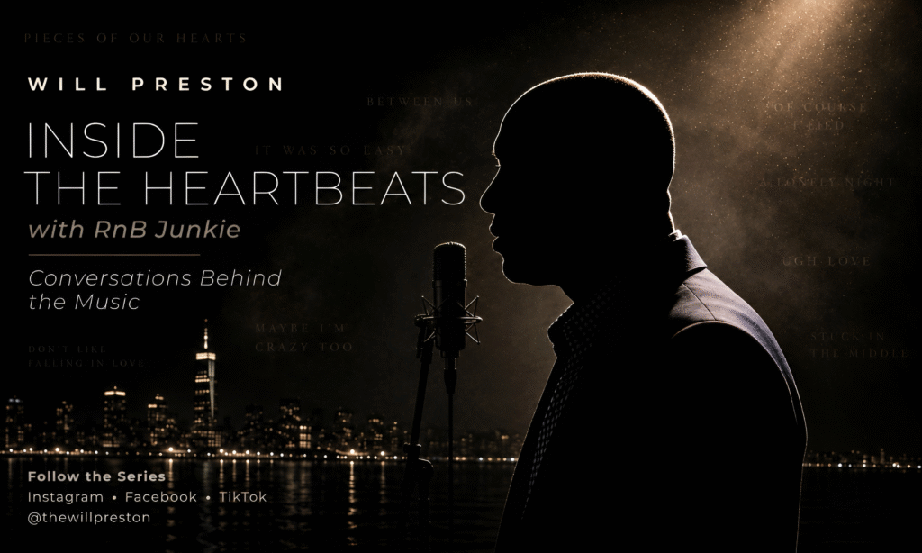 Will Preston Inside the Heartbeats interview series with RnB Junkie exploring the stories behind the songs from Erratic Heartbeats.