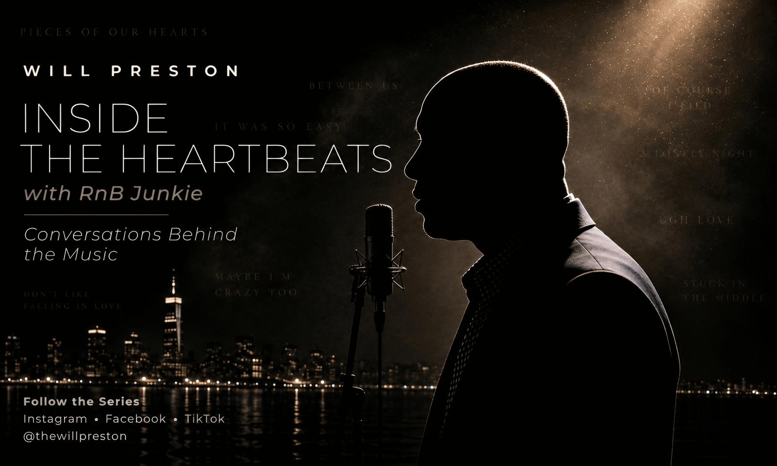 Will Preston Inside the Heartbeats interview series with RnB Junkie exploring the stories behind the songs from Erratic Heartbeats.
